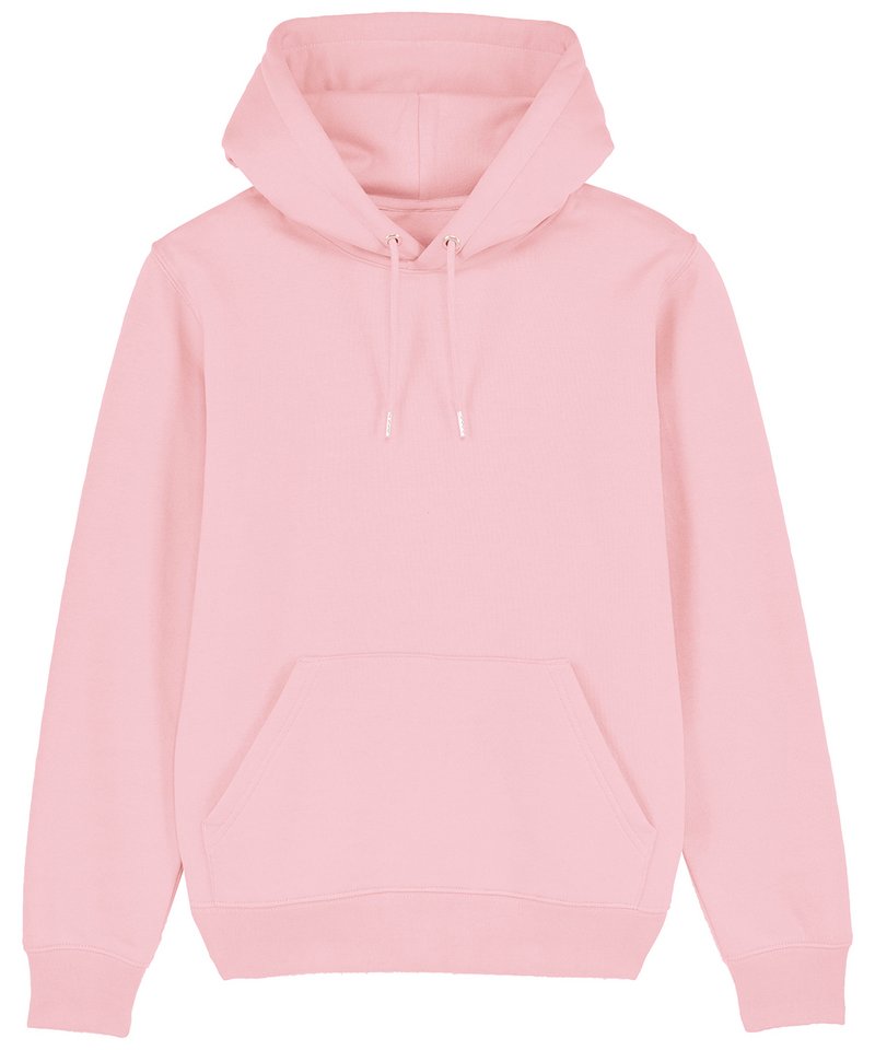 Unisex Cruiser Iconic Hoodie Sweatshirt (Stsu822) - (4th Colours) in Cotton Pink by StanleyStella — Custom branded clothing by Print Press, featuring premium embroidery produced in our specialist print lab in the UK.