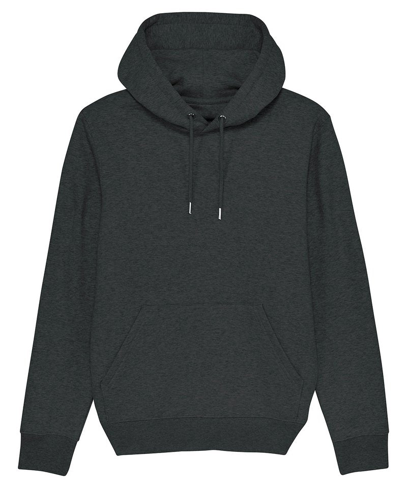 Unisex Cruiser Iconic Hoodie Sweatshirt (Stsu822) - (3rd Colours) in Dark Heather Grey by StanleyStella — Custom branded clothing by Print Press, featuring premium embroidery produced in our specialist print lab in the UK.