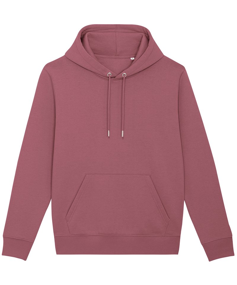 Unisex Cruiser Iconic Hoodie Sweatshirt (Stsu822) - (3rd Colours) in Hibiscus Rose by StanleyStella — Custom branded clothing by Print Press, featuring premium embroidery produced in our specialist print lab in the UK.