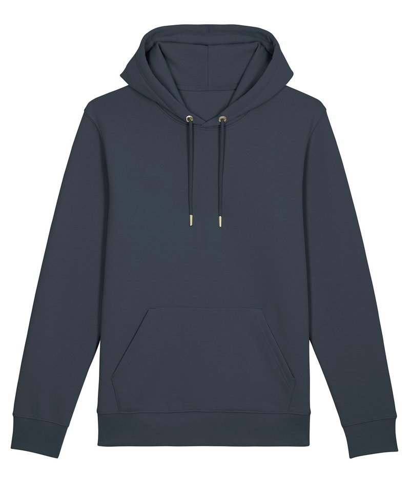 Unisex Cruiser Iconic Hoodie Sweatshirt (Stsu822) - (3rd Colours) in India Ink Grey by StanleyStella — Custom branded clothing by Print Press, featuring premium embroidery produced in our specialist print lab in the UK.
