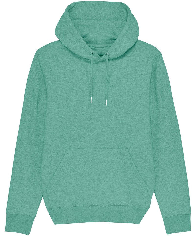 Unisex Cruiser Iconic Hoodie Sweatshirt (Stsu822) - (2nd Colours) in Mid Heather Green by StanleyStella — Custom branded clothing by Print Press, featuring premium embroidery produced in our specialist print lab in the UK.
