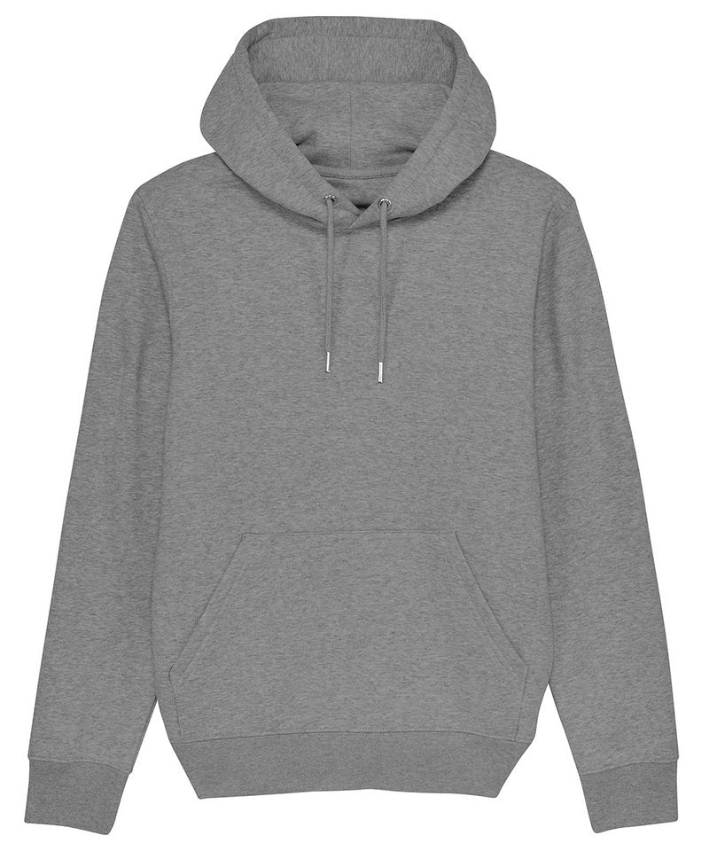Unisex Cruiser Iconic Hoodie Sweatshirt (Stsu822) - (2nd Colours) in Mid Heather Grey by StanleyStella — Custom branded clothing by Print Press, featuring premium embroidery produced in our specialist print lab in the UK.