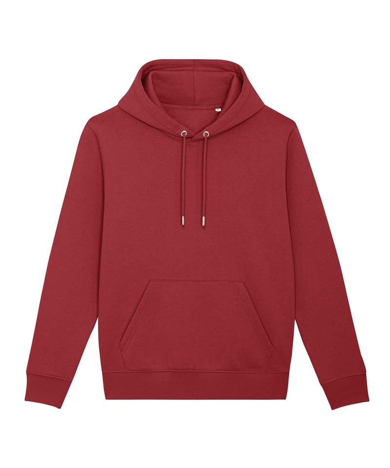 Unisex Cruiser Iconic Hoodie Sweatshirt (Stsu822) in Red Earth by StanleyStella — Custom branded clothing by Print Press, featuring premium embroidery produced in our specialist print lab in the UK.