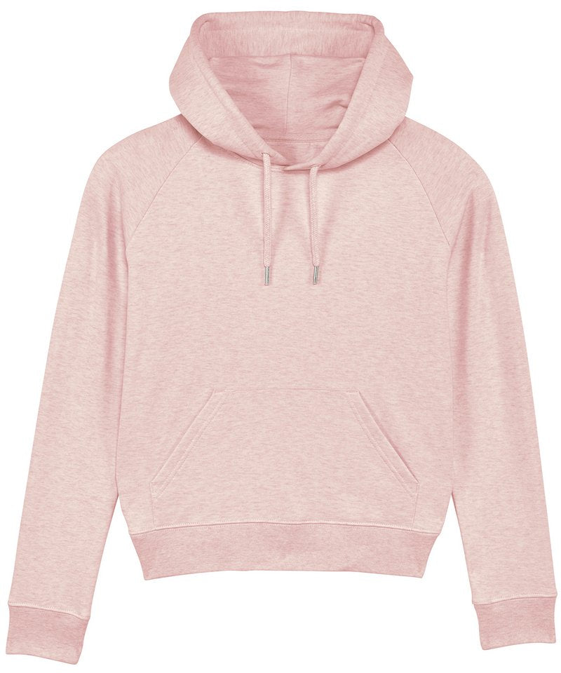 Women's Stella Trigger Iconic Hoodie Sweatshirt (Stsw148) in Cream Heather Pink by StanleyStella — Custom branded clothing by Print Press, featuring premium embroidery produced in our specialist print lab in the UK.