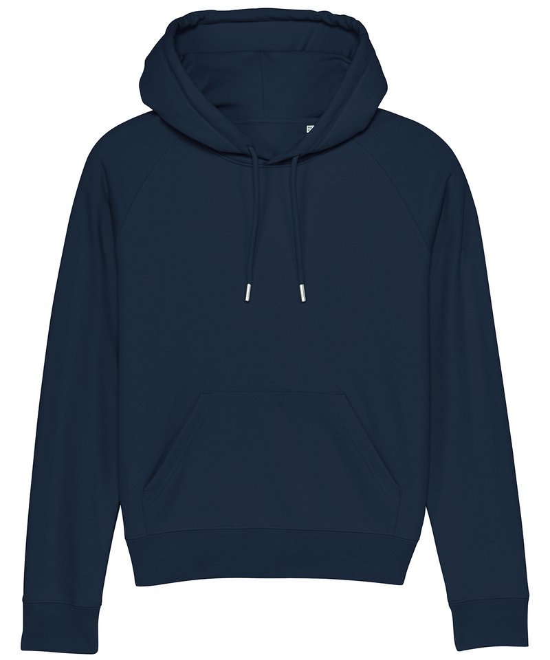 Women's Stella Trigger Iconic Hoodie Sweatshirt (Stsw148) in French Navy by StanleyStella — Custom branded clothing by Print Press, featuring premium embroidery produced in our specialist print lab in the UK.