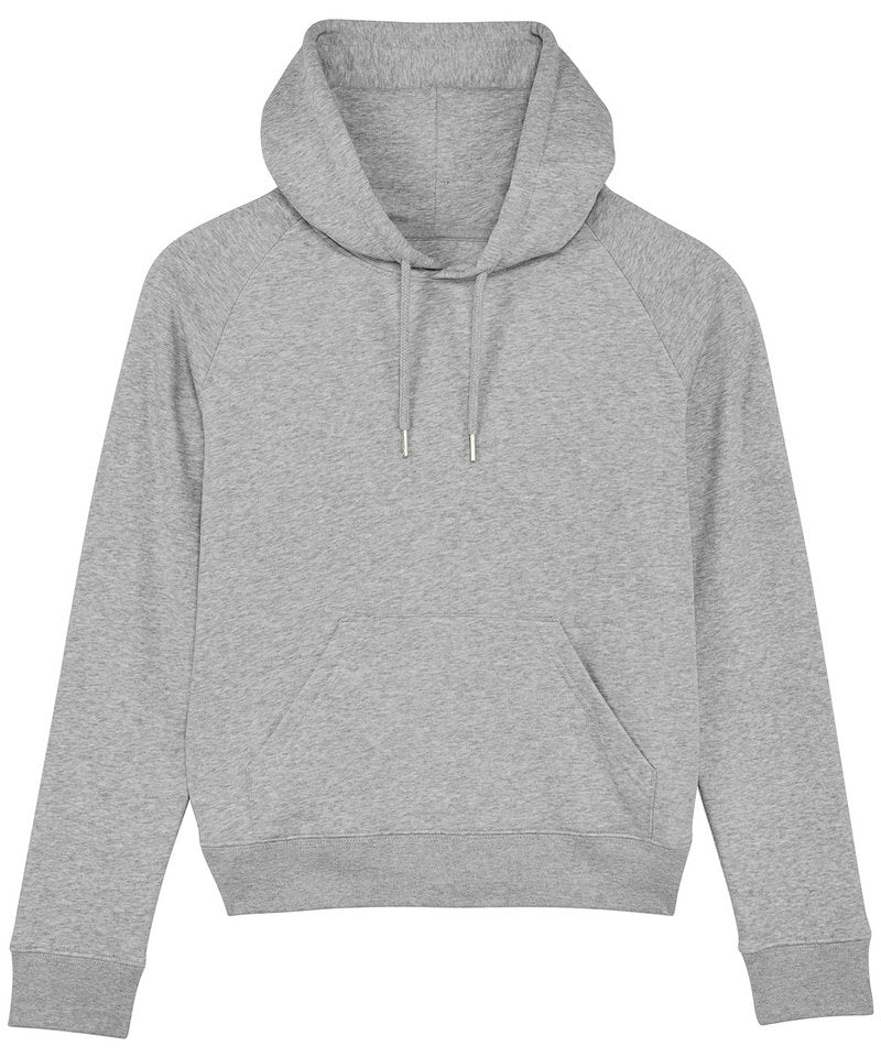 Women's Stella Trigger Iconic Hoodie Sweatshirt (Stsw148) in Heather Grey by StanleyStella — Custom branded clothing by Print Press, featuring premium embroidery produced in our specialist print lab in the UK.