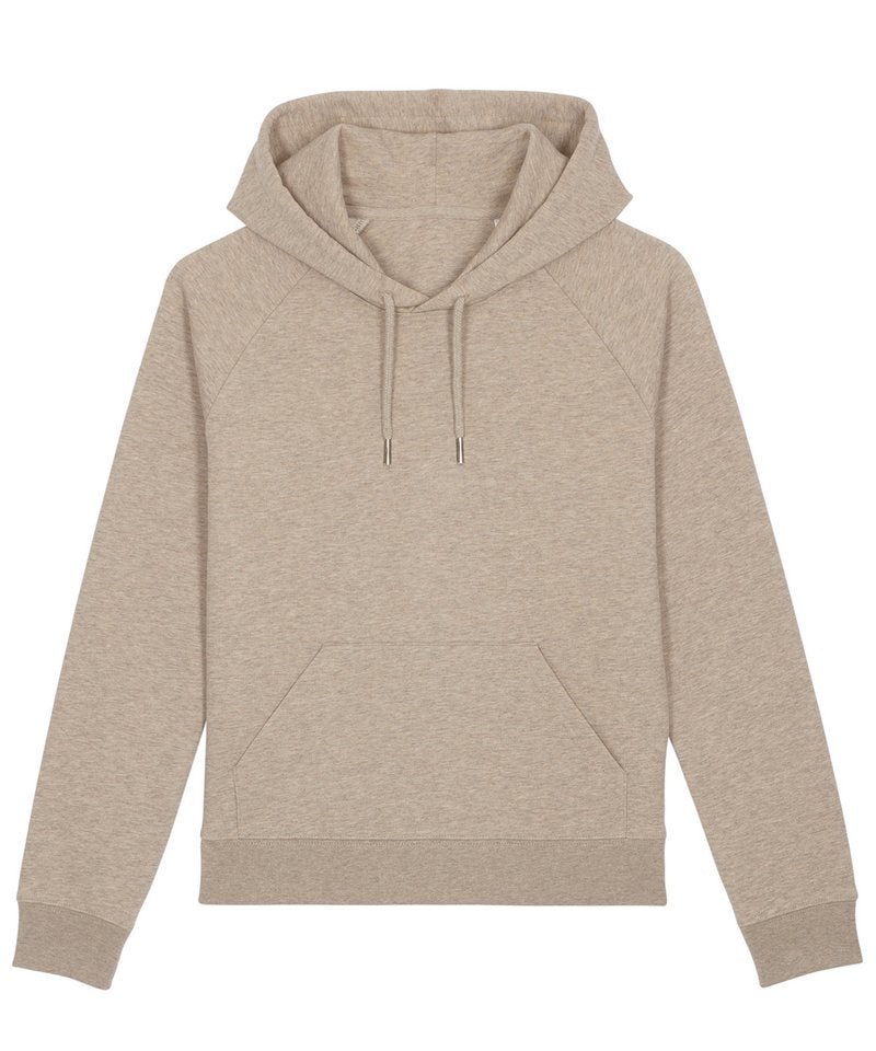 Women's Stella Trigger Iconic Hoodie Sweatshirt (Stsw148) in Heather Sand by StanleyStella — Custom branded clothing by Print Press, featuring premium embroidery produced in our specialist print lab in the UK.