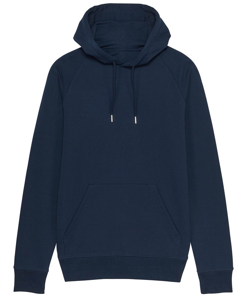 Stanley Flyer Iconic Hoodie Sweatshirt (Stsm565) in French Navy by StanleyStella — Custom branded clothing by Print Press, featuring premium embroidery produced in our specialist print lab in the UK.