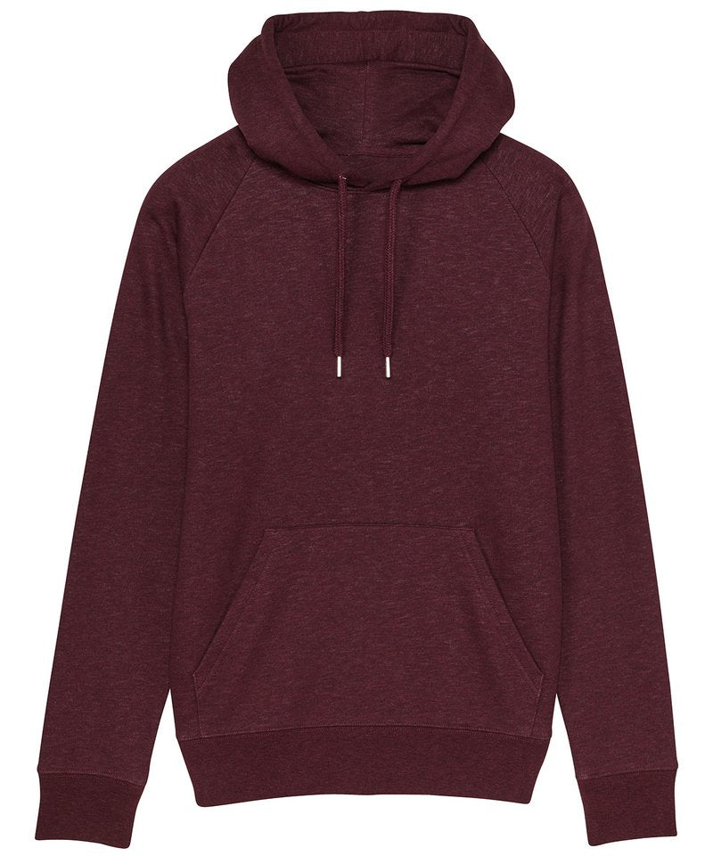 Stanley Flyer Iconic Hoodie Sweatshirt (Stsm565) in Heather Grape Red by StanleyStella — Custom branded clothing by Print Press, featuring premium embroidery produced in our specialist print lab in the UK.