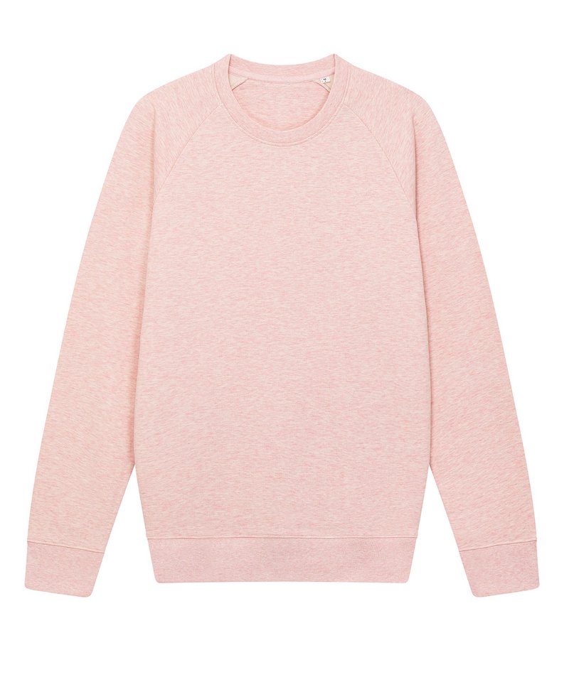 Stroller, Unisex Iconic Crew Neck Sweatshirt (Stsm567) - (2nd Colours) in Cream Heather Pink by StanleyStella — Custom branded clothing by Print Press, featuring premium embroidery produced in our specialist print lab in the UK.