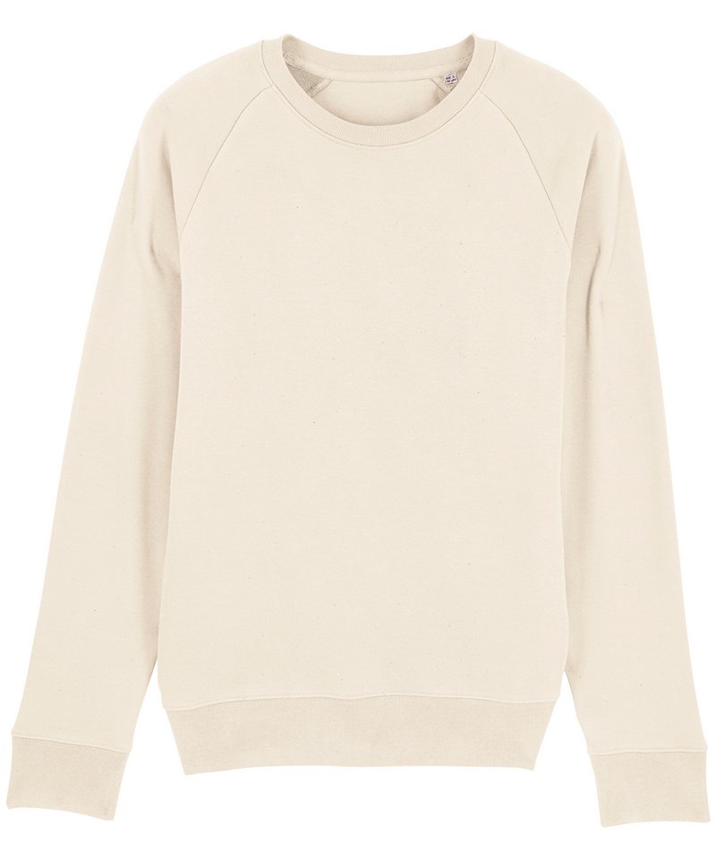Stroller, Unisex Iconic Crew Neck Sweatshirt (Stsm567) in Natural Raw by StanleyStella — Custom branded clothing by Print Press, featuring premium embroidery produced in our specialist print lab in the UK.