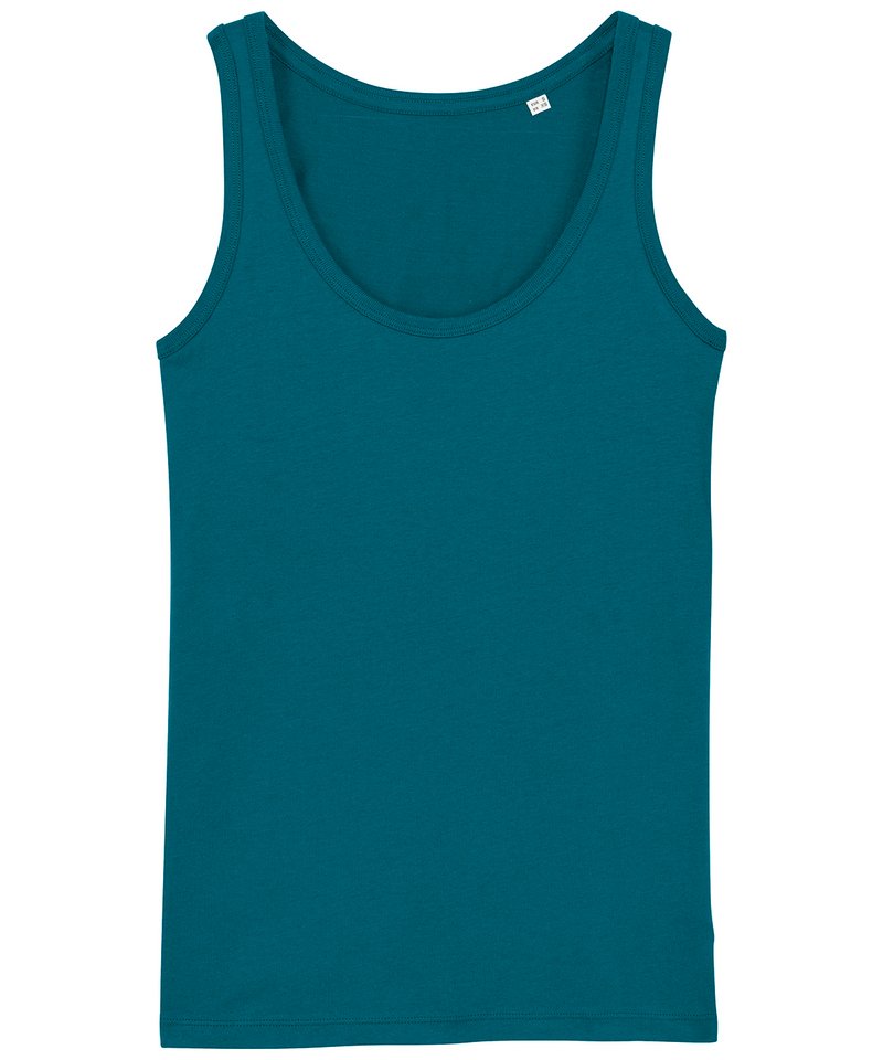 Women's Stella Dreamer Iconic Tank Top (Sttw013) in Ocean Depth by StanleyStella — Custom branded clothing by Print Press, featuring premium embroidery produced in our specialist print lab in the UK.
