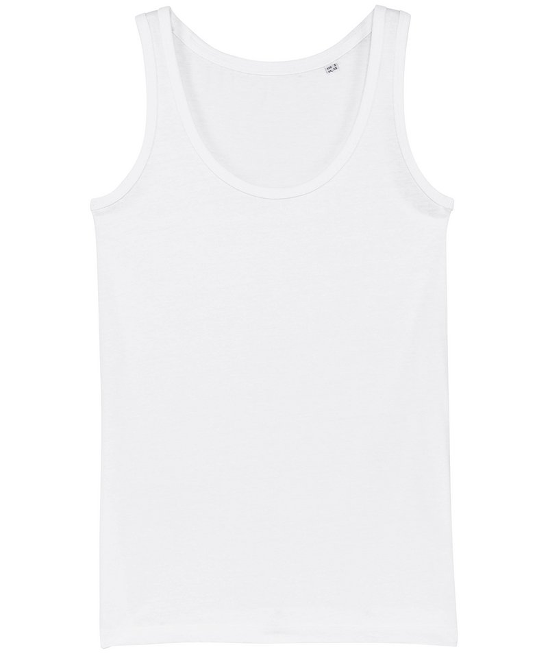 Women's Stella Dreamer Iconic Tank Top (Sttw013) in White by StanleyStella — Custom branded clothing by Print Press, featuring premium embroidery produced in our specialist print lab in the UK.
