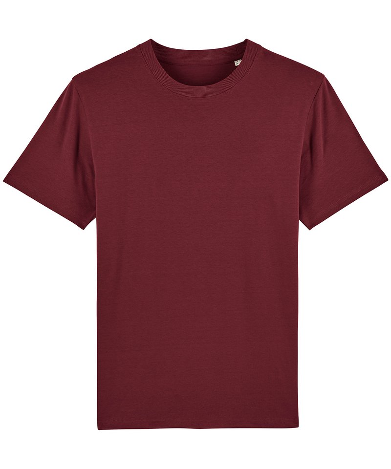 Sparker, Unisex Heavy T-Shirt (Sttm559) in Burgundy by StanleyStella — Custom branded clothing by Print Press, featuring premium embroidery produced in our specialist print lab in the UK.