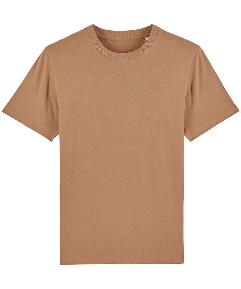 Sparker, Unisex Heavy T-Shirt (Sttm559) in Camel by StanleyStella — Custom branded clothing by Print Press, featuring premium embroidery produced in our specialist print lab in the UK.