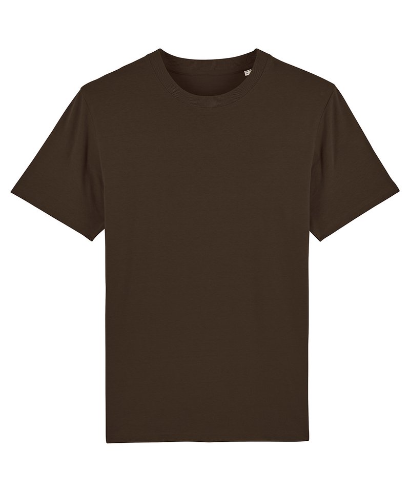 Sparker, Unisex Heavy T-Shirt (Sttm559) in Deep Chocolate by StanleyStella — Custom branded clothing by Print Press, featuring premium embroidery produced in our specialist print lab in the UK.