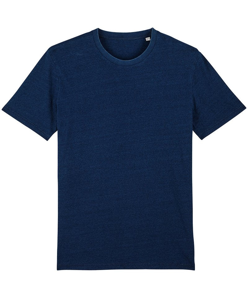 Unisex Creator Denim T-Shirt (Sttu756) in Dark Washed Indigo by StanleyStella — Custom branded clothing by Print Press, featuring premium embroidery produced in our specialist print lab in the UK.