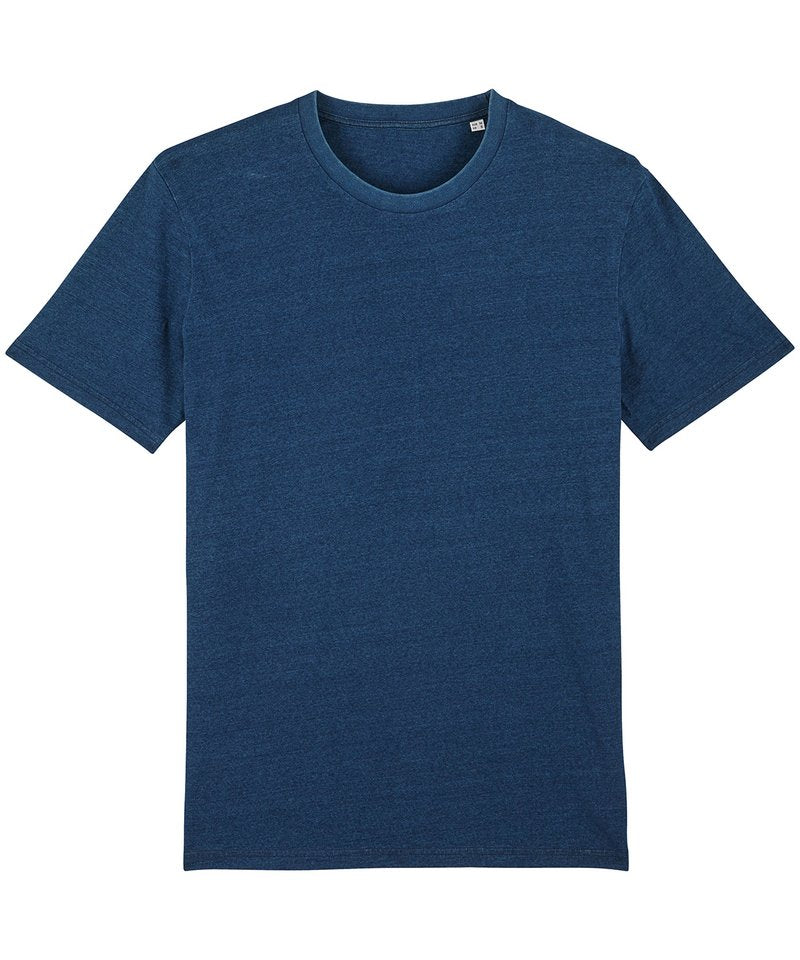 Unisex Creator Denim T-Shirt (Sttu756) in Mid Washed Indigo by StanleyStella — Custom branded clothing by Print Press, featuring premium embroidery produced in our specialist print lab in the UK.