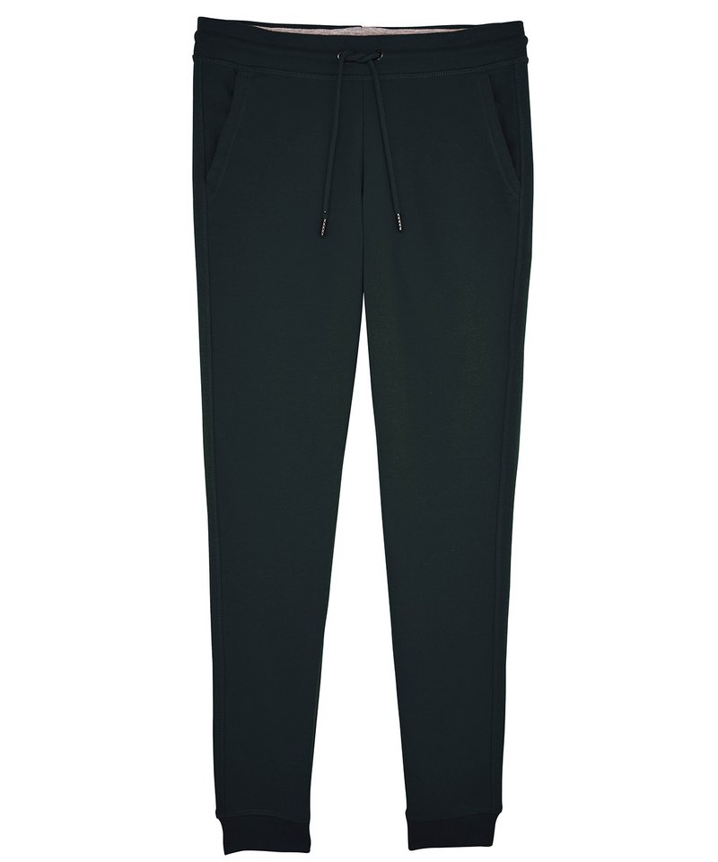 Women's Stella Traces Jogger Pants (Stbw129) in Black by StanleyStella — Custom branded clothing by Print Press, featuring premium embroidery produced in our specialist print lab in the UK.