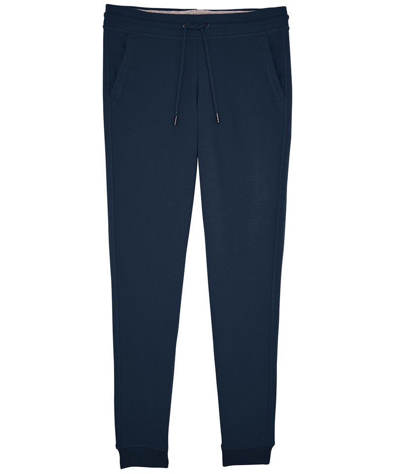 Women's Stella Traces Jogger Pants (Stbw129) in French Navy by StanleyStella — Custom branded clothing by Print Press, featuring premium embroidery produced in our specialist print lab in the UK.