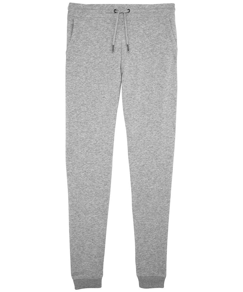 Women's Stella Traces Jogger Pants (Stbw129) in Heather Grey by StanleyStella — Custom branded clothing by Print Press, featuring premium embroidery produced in our specialist print lab in the UK.