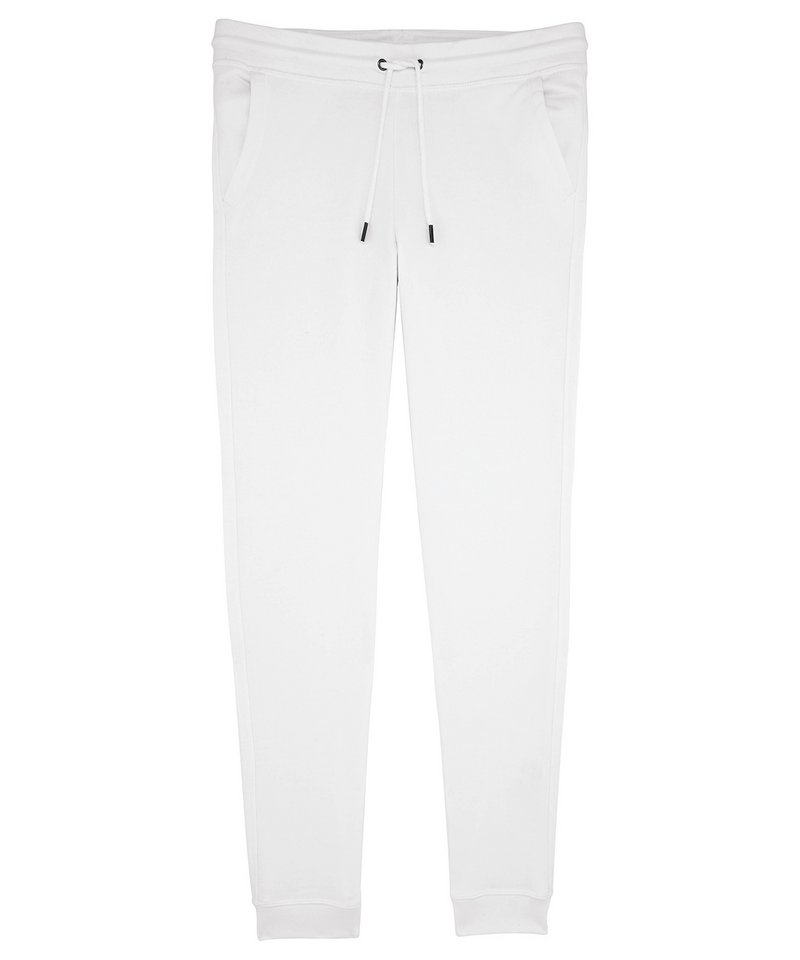 Women's Stella Traces Jogger Pants (Stbw129) in White by StanleyStella — Custom branded clothing by Print Press, featuring premium embroidery produced in our specialist print lab in the UK.
