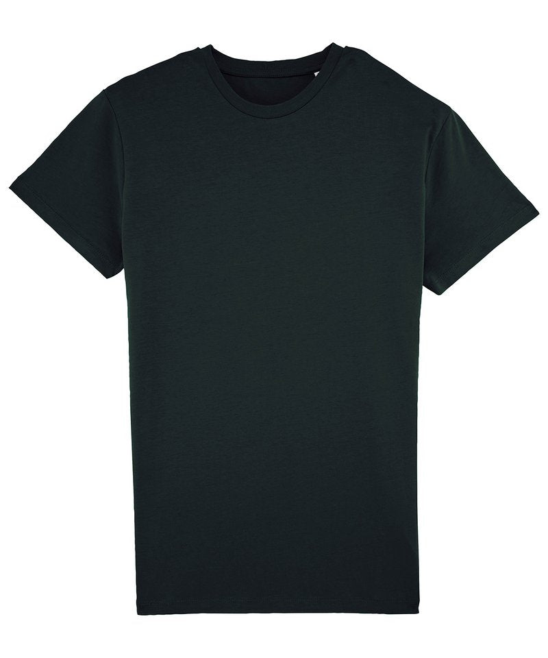 Stanley Feels Fitted T-Shirt (Sttm501) in Black by StanleyStella — Custom branded clothing by Print Press, featuring premium embroidery produced in our specialist print lab in the UK.