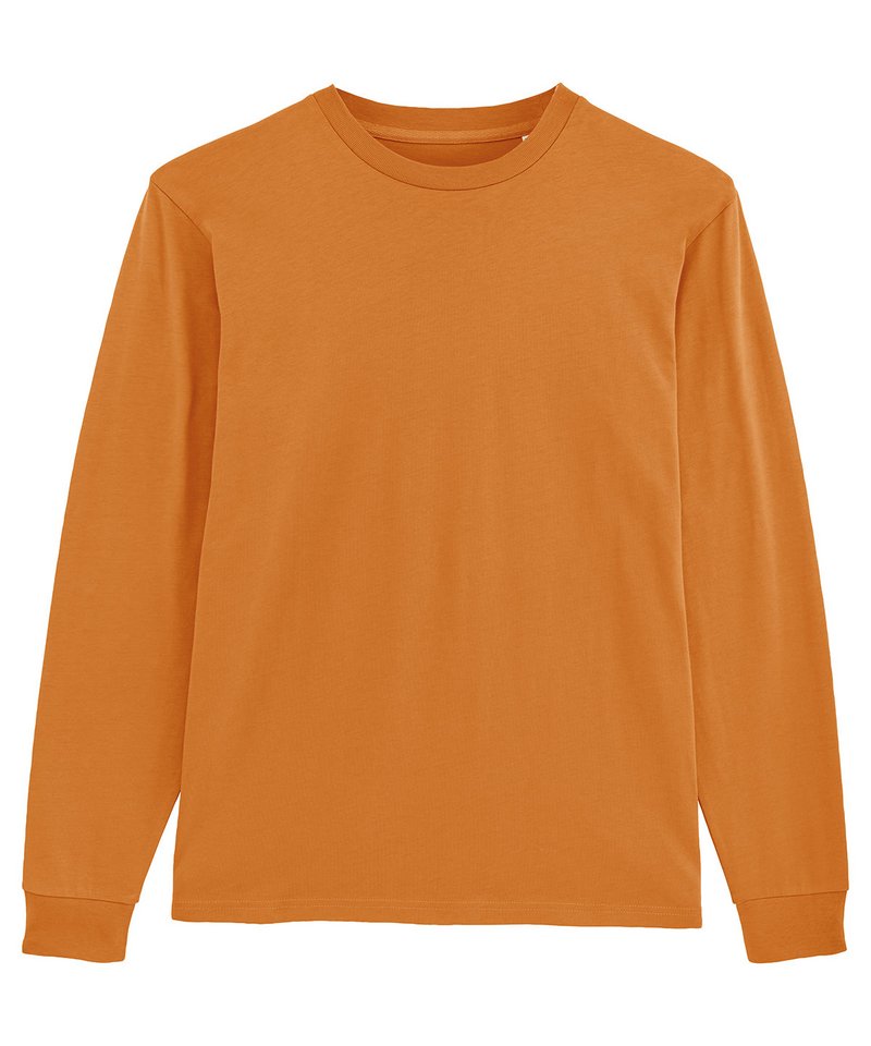 Shifts Dry, Unisex Dry Hand Feeling Long Sleeve T-Shirt (Sttm558) in Day Fall by StanleyStella — Custom branded clothing by Print Press, featuring premium embroidery produced in our specialist print lab in the UK.