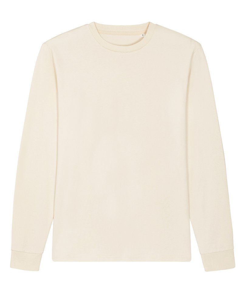 Shifts Dry, Unisex Dry Hand Feeling Long Sleeve T-Shirt (Sttm558) in Natural Raw by StanleyStella — Custom branded clothing by Print Press, featuring premium embroidery produced in our specialist print lab in the UK.