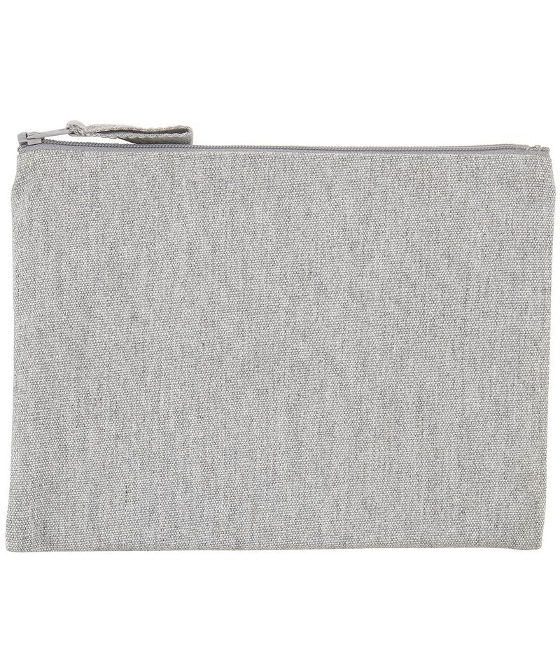Woven Pencil Case (Stau764) in One size Heather Grey by StanleyStella — Custom branded clothing by Print Press, featuring premium embroidery produced in our specialist print lab in the UK.