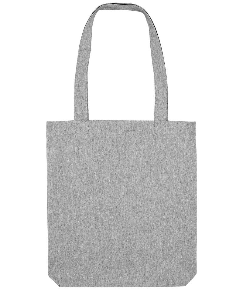 Woven Tote Bag (Stau760) in One size Heather Grey by StanleyStella — Custom branded clothing by Print Press, featuring premium embroidery produced in our specialist print lab in the UK.