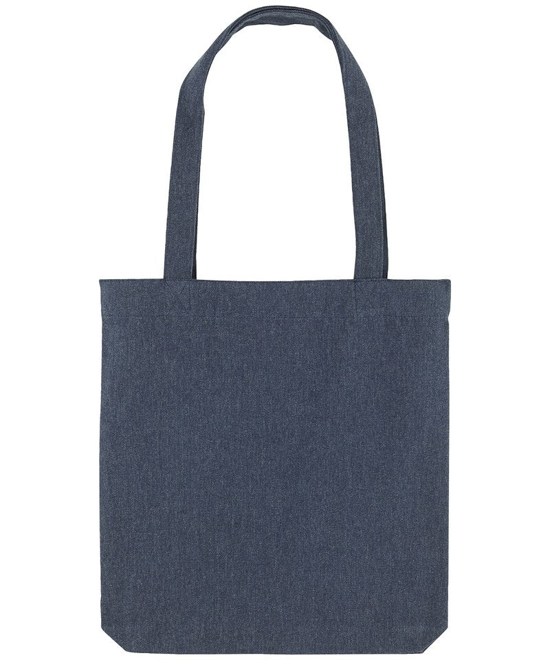 Woven Tote Bag (Stau760) in One size Midnight Blue by StanleyStella — Custom branded clothing by Print Press, featuring premium embroidery produced in our specialist print lab in the UK.