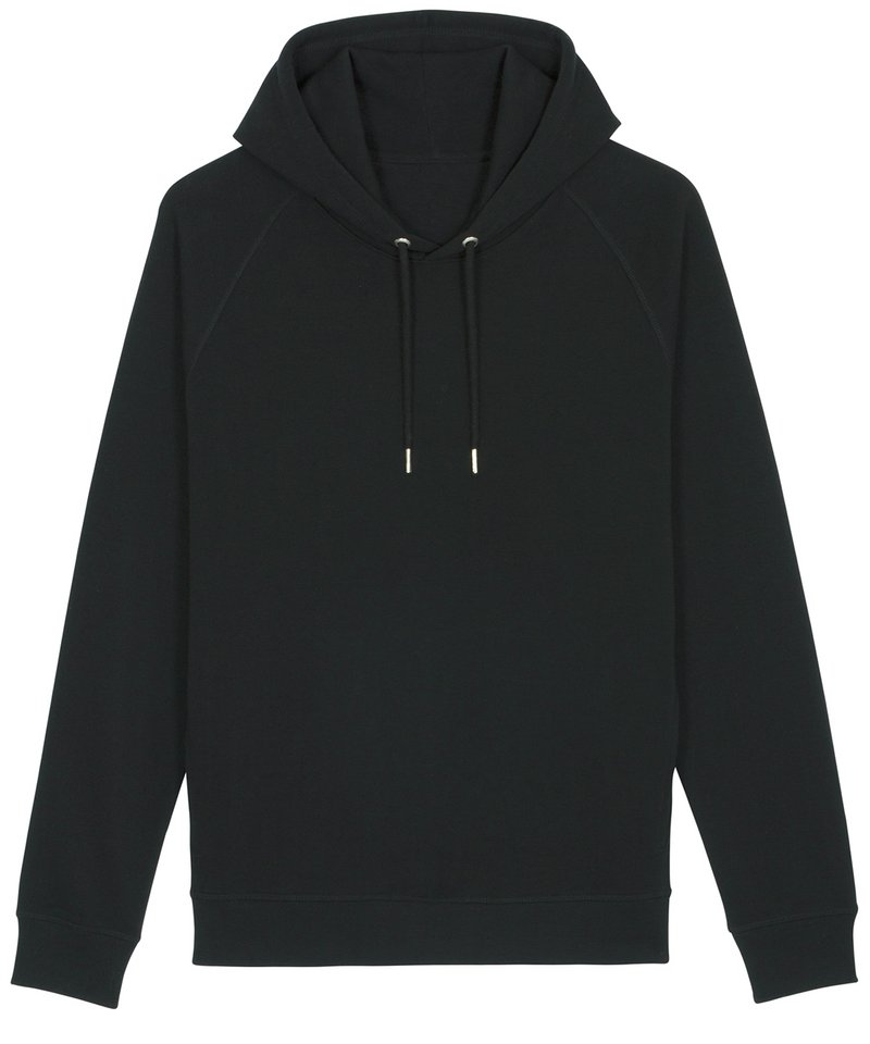 Sider Unisex Side Pocket Hoodie (Stsu824) in Black by StanleyStella — Custom branded clothing by Print Press, featuring premium embroidery produced in our specialist print lab in the UK.