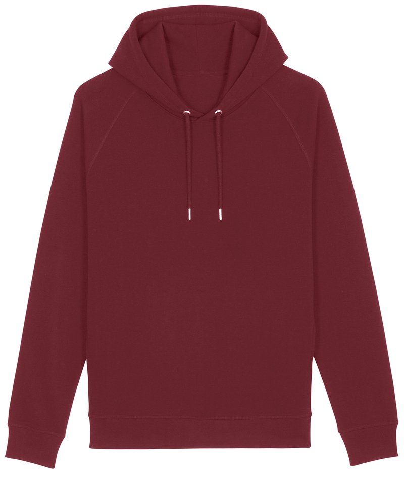 Sider Unisex Side Pocket Hoodie (Stsu824) in Burgundy by StanleyStella — Custom branded clothing by Print Press, featuring premium embroidery produced in our specialist print lab in the UK.