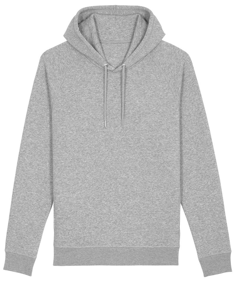 Sider Unisex Side Pocket Hoodie (Stsu824) in Heather Grey by StanleyStella — Custom branded clothing by Print Press, featuring premium embroidery produced in our specialist print lab in the UK.