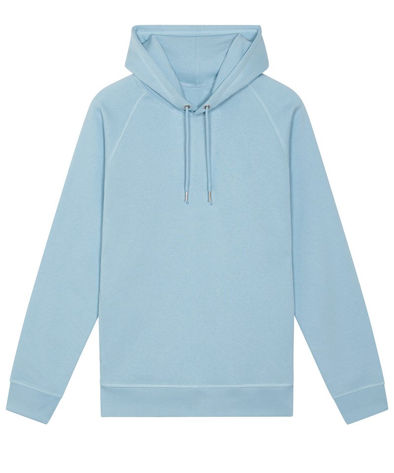 Sider Unisex Side Pocket Hoodie (Stsu824) in Sky Blue by StanleyStella — Custom branded clothing by Print Press, featuring premium embroidery produced in our specialist print lab in the UK.