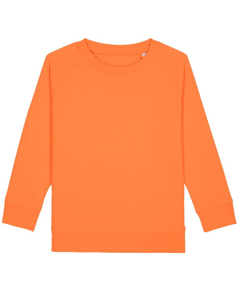 Kids Mini Scouter Iconic Crew Neck Sweatshirt (Stsk916) in Melon Code by StanleyStella — Custom branded clothing by Print Press, featuring premium embroidery produced in our specialist print lab in the UK.