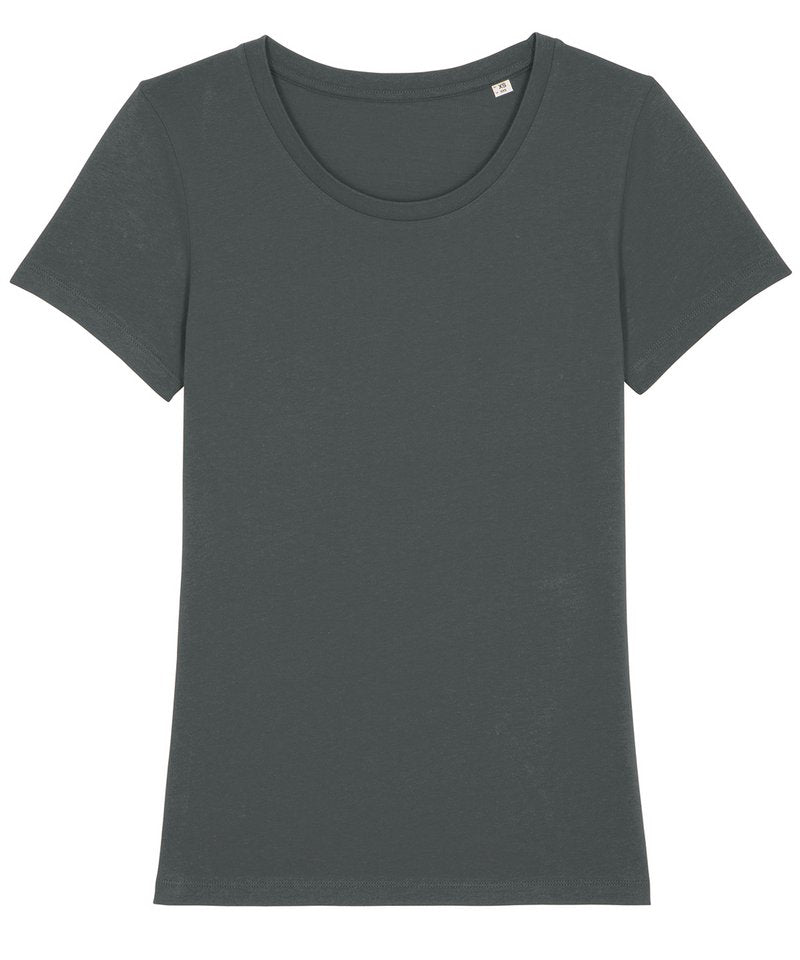 Women's Stella Expresser Iconic Fitted T-Shirt (Sttw032) - (4th Colours) in Anthracite by StanleyStella — Custom branded clothing by Print Press, featuring premium embroidery produced in our specialist print lab in the UK.