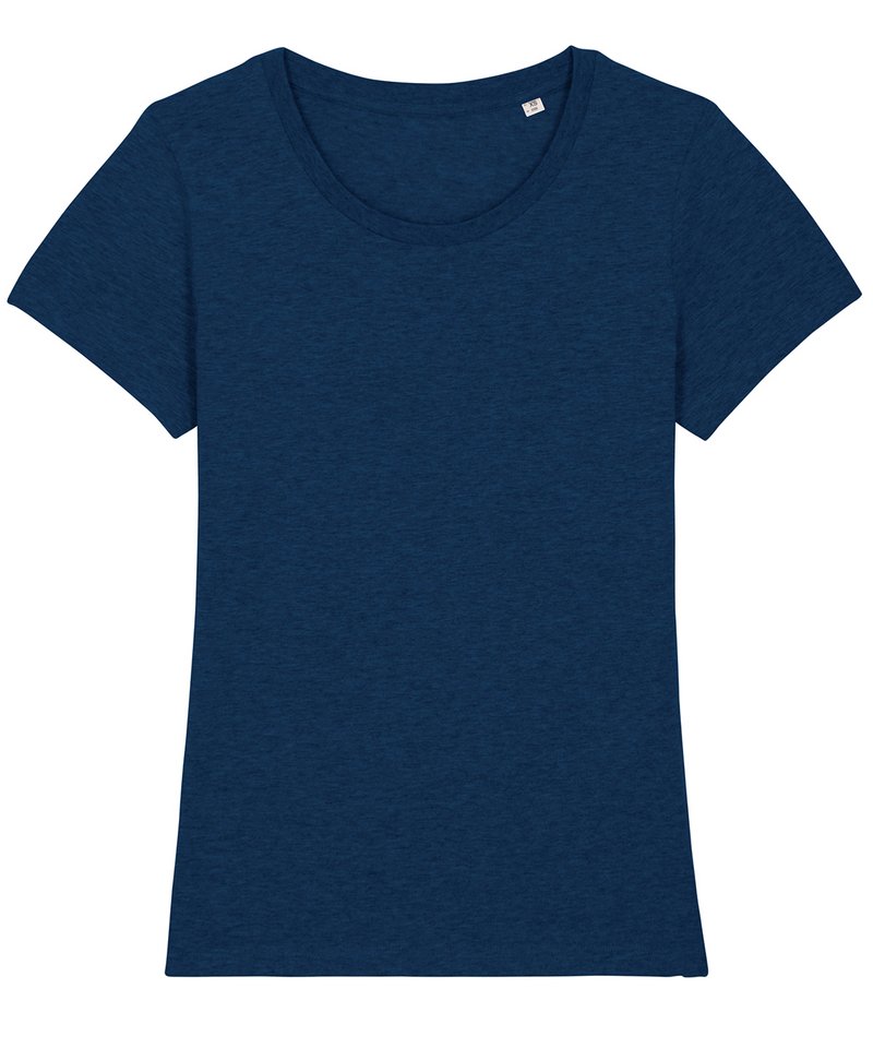 Women's Stella Expresser Iconic Fitted T-Shirt (Sttw032) - (4th Colours) in Black Heather Blue by StanleyStella — Custom branded clothing by Print Press, featuring premium embroidery produced in our specialist print lab in the UK.