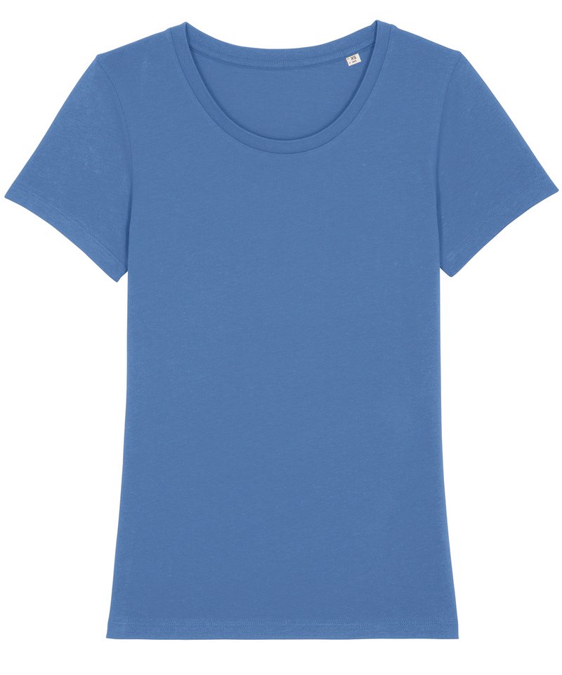 Women's Stella Expresser Iconic Fitted T-Shirt (Sttw032) - (4th Colours) in Bright Blue by StanleyStella — Custom branded clothing by Print Press, featuring premium embroidery produced in our specialist print lab in the UK.