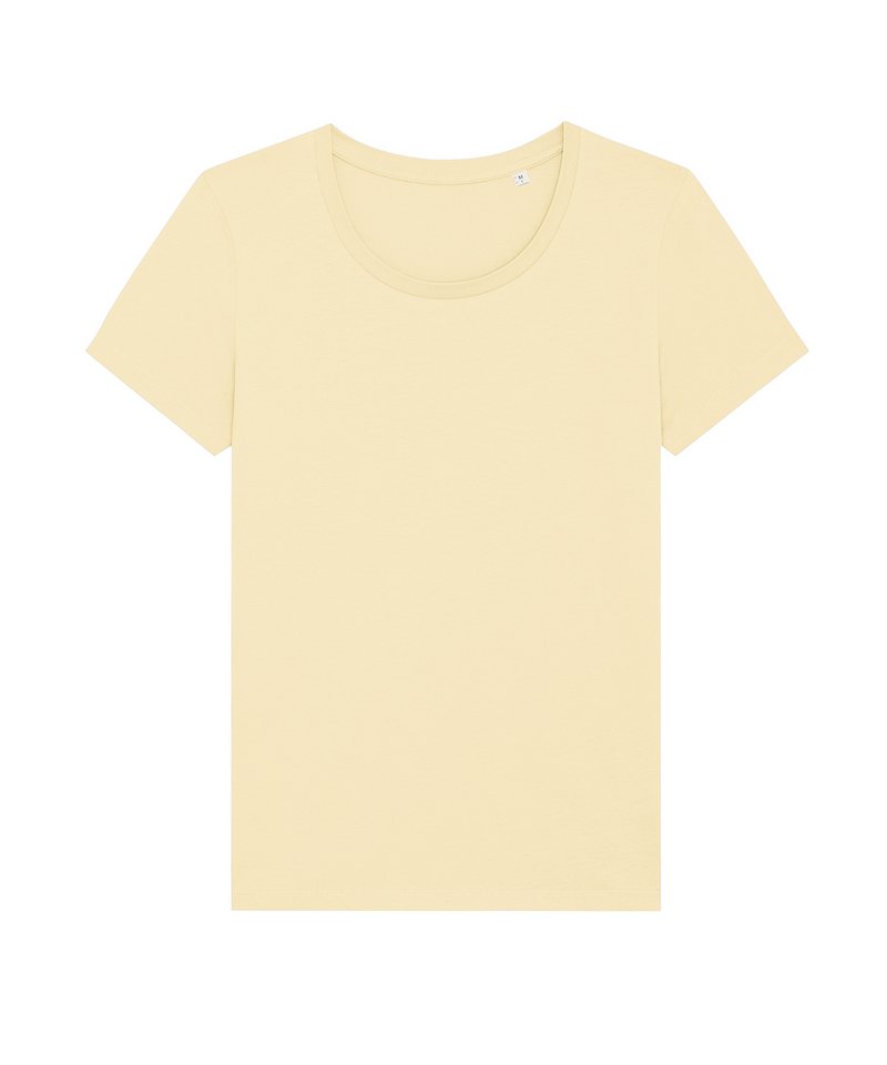 Women's Stella Expresser Iconic Fitted T-Shirt (Sttw032) - (4th Colours) in Butter by StanleyStella — Custom branded clothing by Print Press, featuring premium embroidery produced in our specialist print lab in the UK.