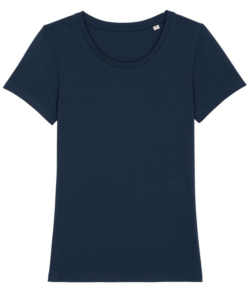 Women's Stella Expresser Iconic Fitted T-Shirt (Sttw032) - (3rd Colours) in French Navy by StanleyStella — Custom branded clothing by Print Press, featuring premium embroidery produced in our specialist print lab in the UK.