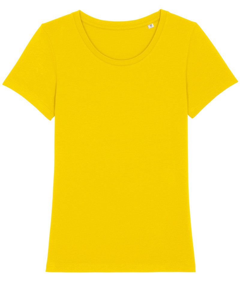 Women's Stella Expresser Iconic Fitted T-Shirt (Sttw032) - (3rd Colours) in Golden Yellow by StanleyStella — Custom branded clothing by Print Press, featuring premium embroidery produced in our specialist print lab in the UK.