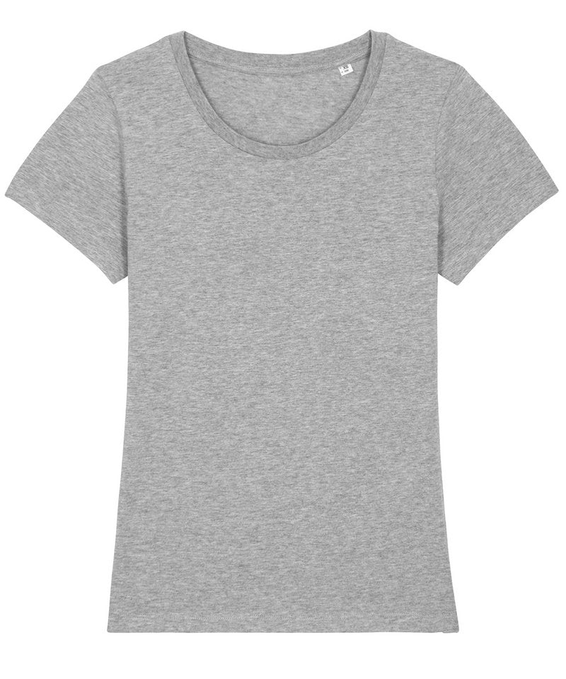 Women's Stella Expresser Iconic Fitted T-Shirt (Sttw032) - (3rd Colours) in Heather Grey by StanleyStella — Custom branded clothing by Print Press, featuring premium embroidery produced in our specialist print lab in the UK.