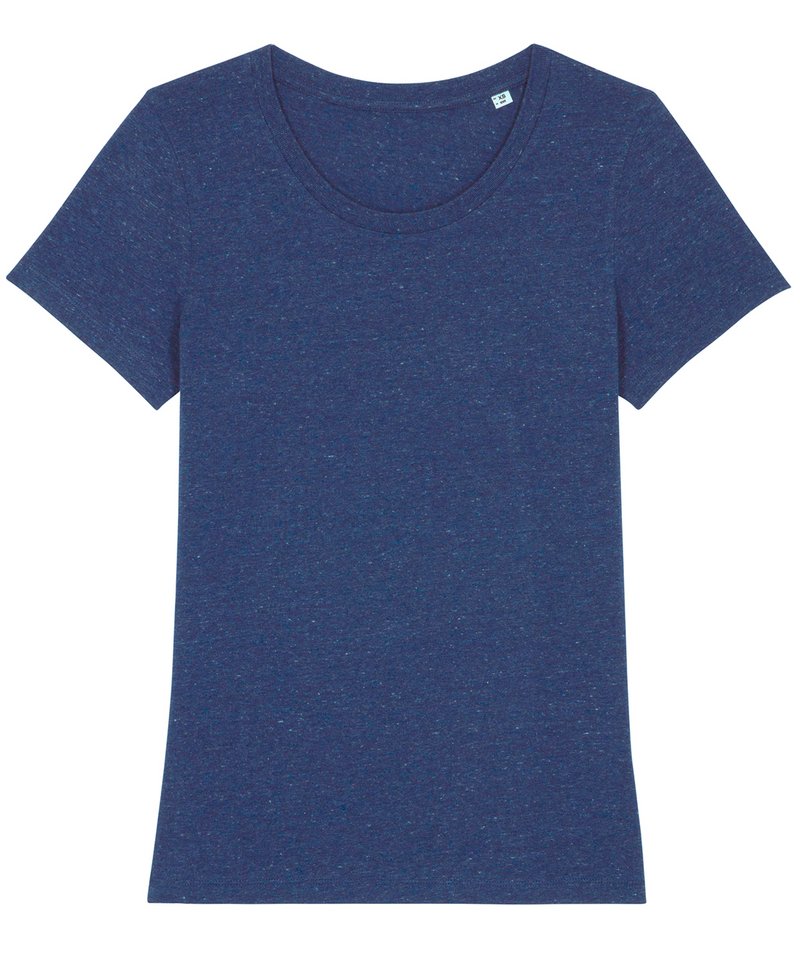 Women's Stella Expresser Iconic Fitted T-Shirt (Sttw032) - (2nd Colours) in Heather Snow Mid Blue by StanleyStella — Custom branded clothing by Print Press, featuring premium embroidery produced in our specialist print lab in the UK.