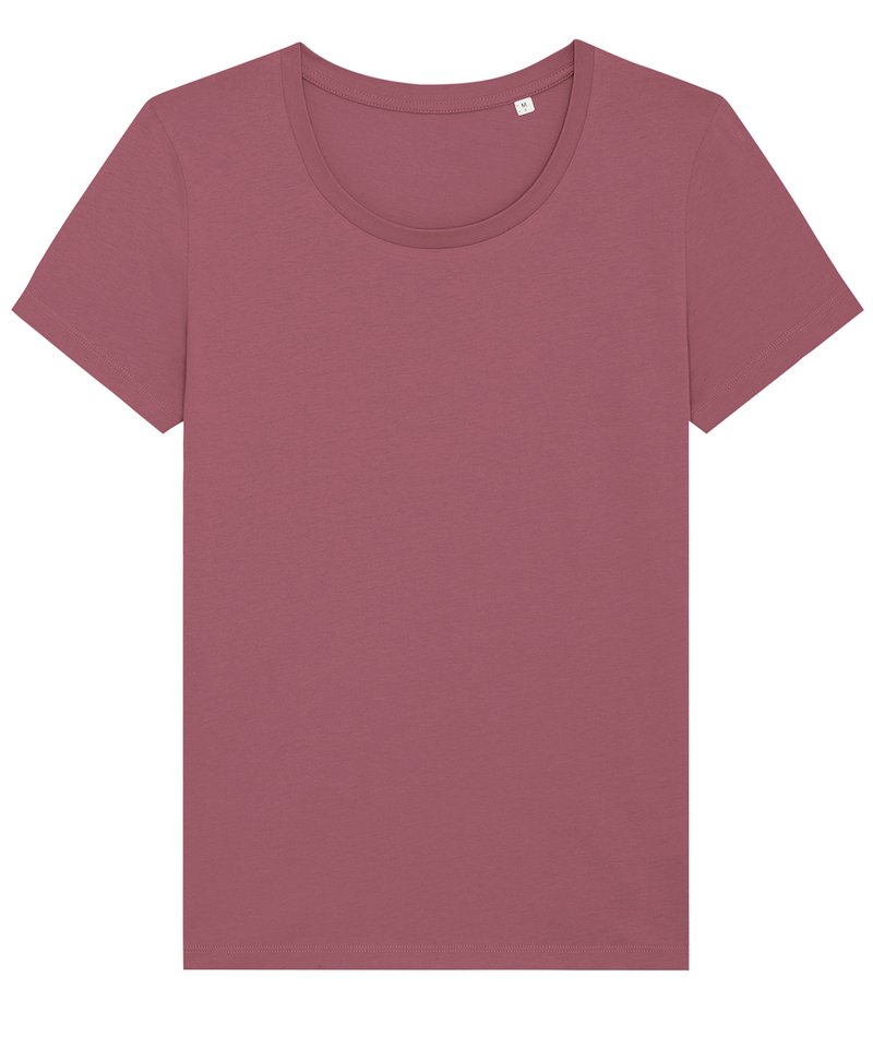 Women's Stella Expresser Iconic Fitted T-Shirt (Sttw032) - (2nd Colours) in Hibiscus Rose by StanleyStella — Custom branded clothing by Print Press, featuring premium embroidery produced in our specialist print lab in the UK.