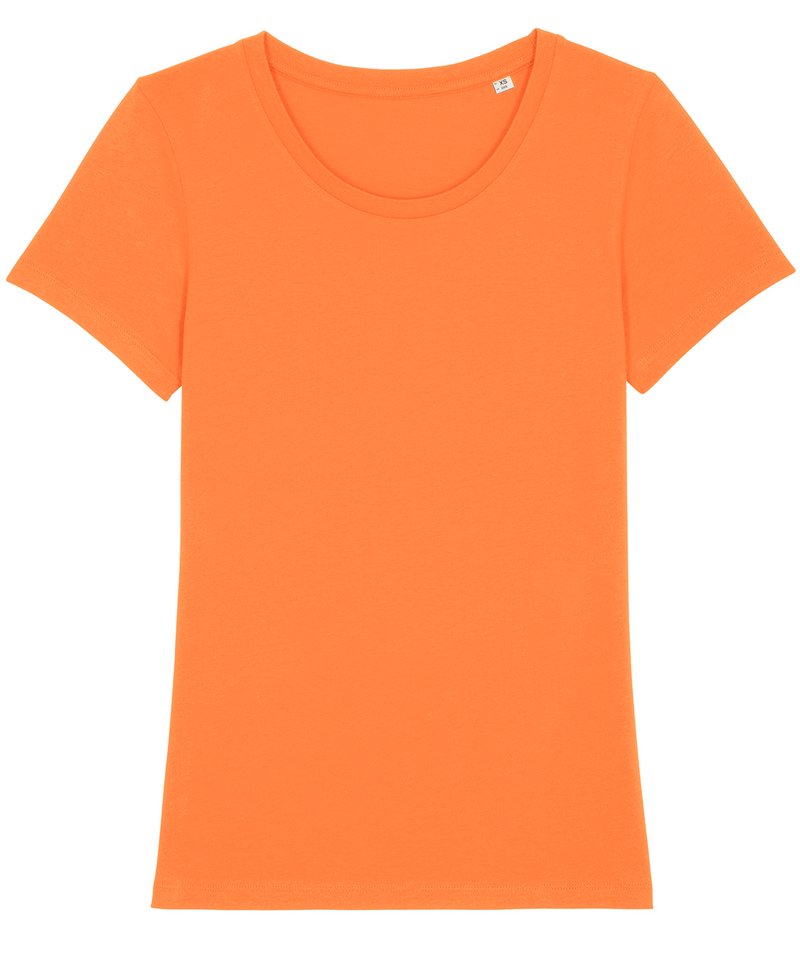 Women's Stella Expresser Iconic Fitted T-Shirt (Sttw032) - (2nd Colours) in Melon Code by StanleyStella — Custom branded clothing by Print Press, featuring premium embroidery produced in our specialist print lab in the UK.