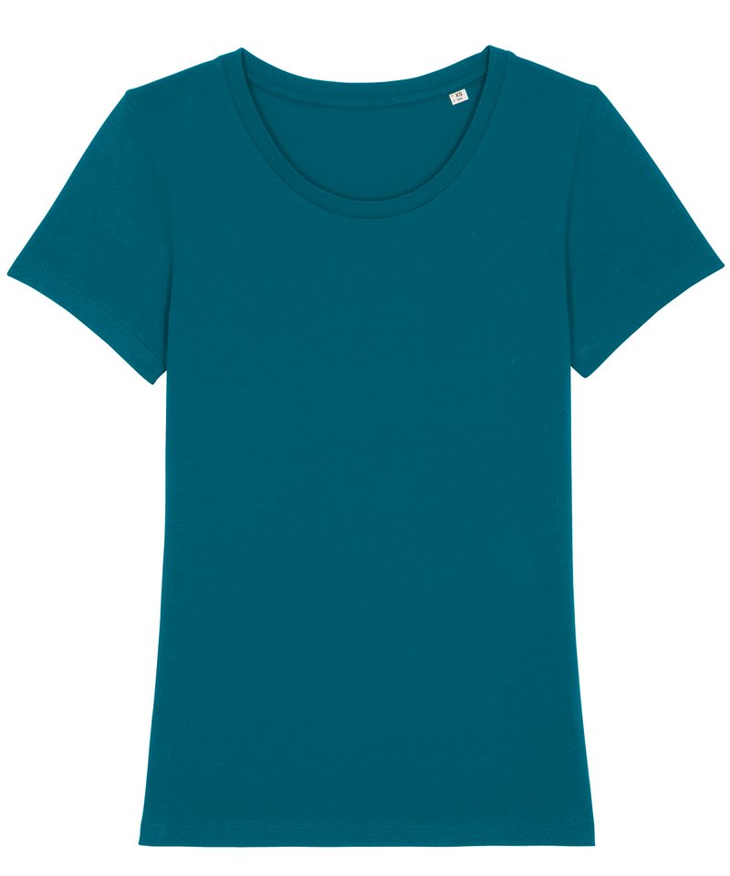 Women's Stella Expresser Iconic Fitted T-Shirt (Sttw032) - (2nd Colours) in Ocean Depth by StanleyStella — Custom branded clothing by Print Press, featuring premium embroidery produced in our specialist print lab in the UK.