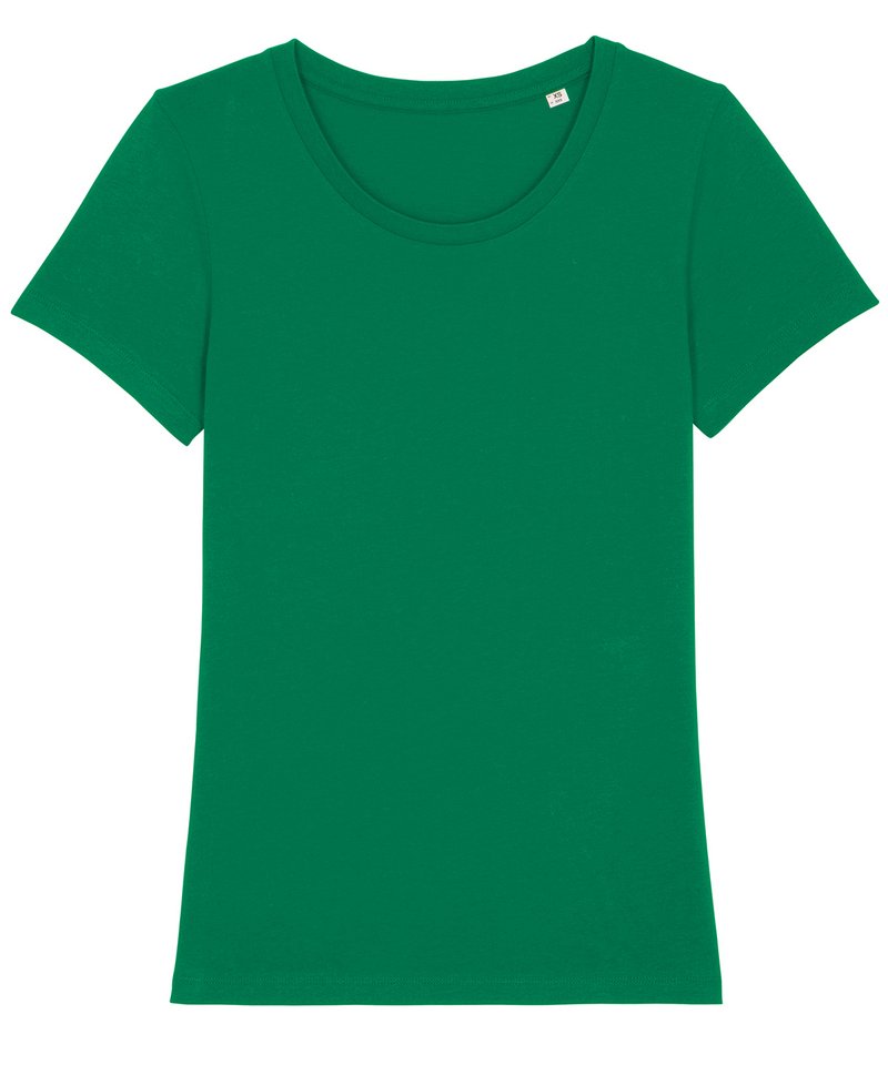 Women's Stella Expresser Iconic Fitted T-Shirt (Sttw032) in Varsity Green by StanleyStella — Custom branded clothing by Print Press, featuring premium embroidery produced in our specialist print lab in the UK.