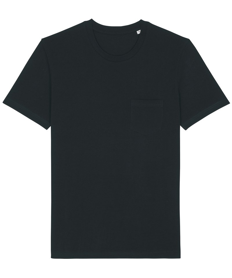 Creator Pocket (Sttu830) in Black by StanleyStella — Custom branded clothing by Print Press, featuring premium embroidery produced in our specialist print lab in the UK.